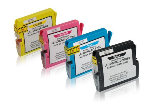 Multipack kompatibel zu Brother LC-1000 enthält 1xBK