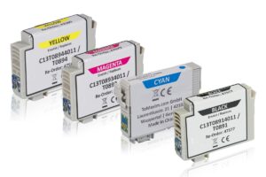 Multipack kompatibel zu Epson C13T08954011 / T0895 enthält 4x Tintenpatrone