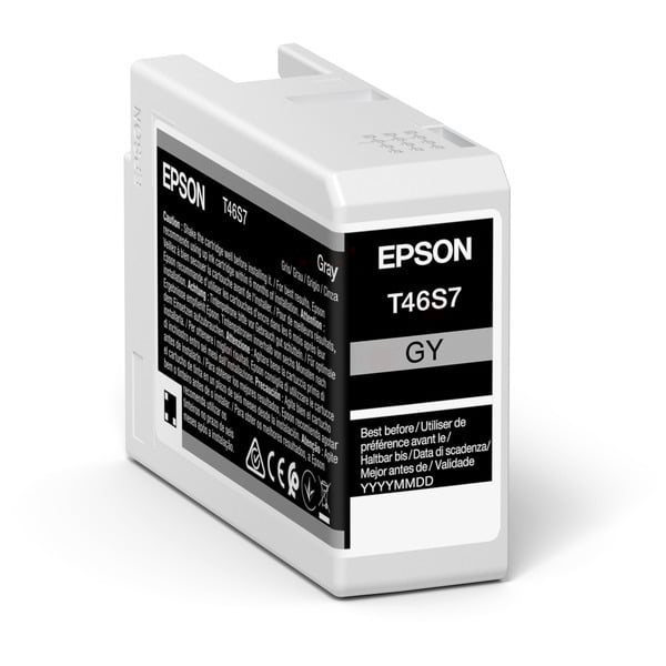 Original Epson C13T46S700 / T46S7 Tintenpatrone grau