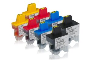 Multipack kompatibel zu Brother LC-900 enthält 8x Tintenpatrone