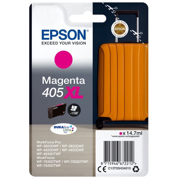 Original Epson C13T05H34010 / 405XL Tintenpatrone magenta