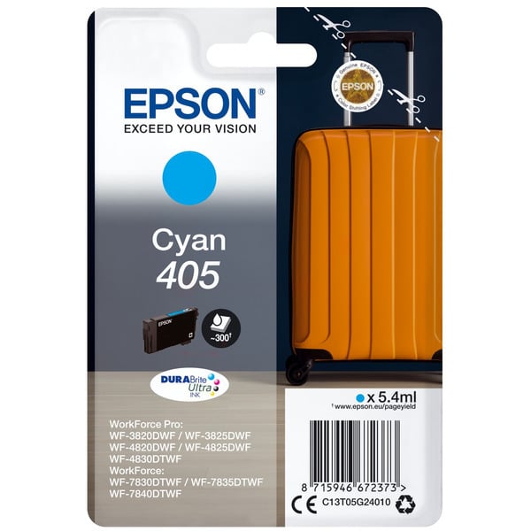 Original Epson C13T05G24010 / 405 Tintenpatrone cyan