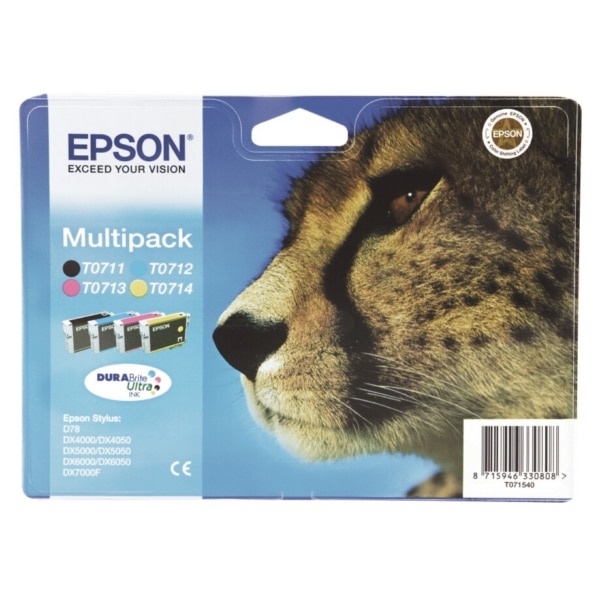 Original Epson C13T07154010 / T0715 Tintenpatrone MultiPack