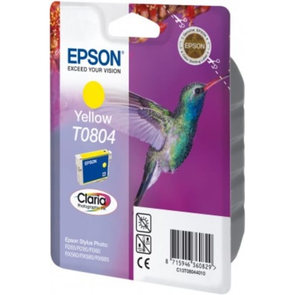 Original Epson C13T08044010 / T0804 Tintenpatrone gelb