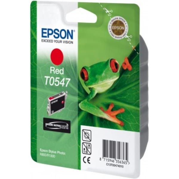 Original Epson C13T05474010 / T0547 Tintenpatrone rot