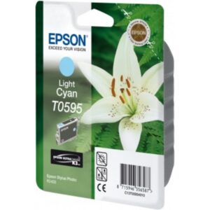 Original Epson C13T05954010 / T0595 Tintenpatrone cyan hell