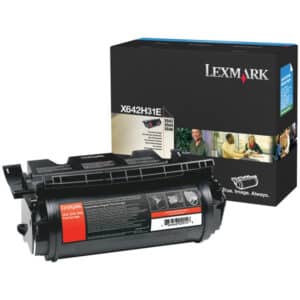 Original Lexmark X642H31E Toner schwarz