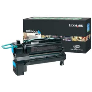 Original Lexmark C792X2CG Toner cyan