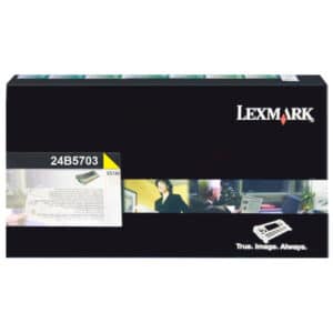 Original Lexmark 24B5703 Toner gelb