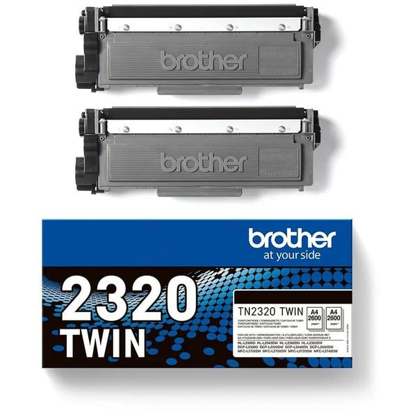 Original Brother TN2320TWIN Toner schwarz