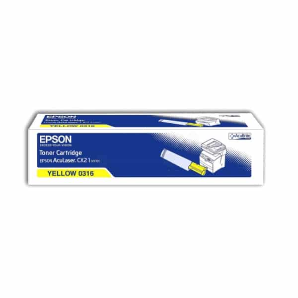 Original Epson C13S050316 / 0316 Toner gelb