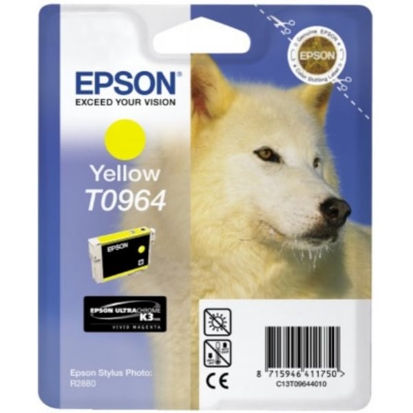Original Epson C13T09644010 / T0964 Tintenpatrone gelb