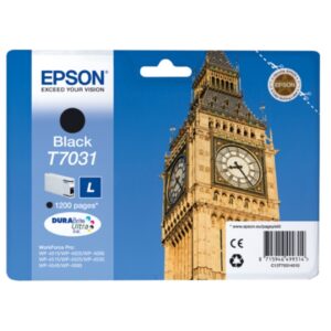 Original Epson C13T70314010 / T7031 Tintenpatrone schwarz