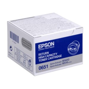 Original Epson C13S050651 / 0651 Toner schwarz