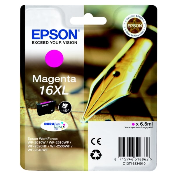 Original Epson C13T16334012 / 16XL Tintenpatrone magenta