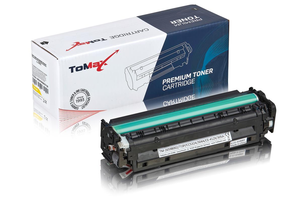 ToMax Premium kompatibel zu  HP CC532A / 304A Toner