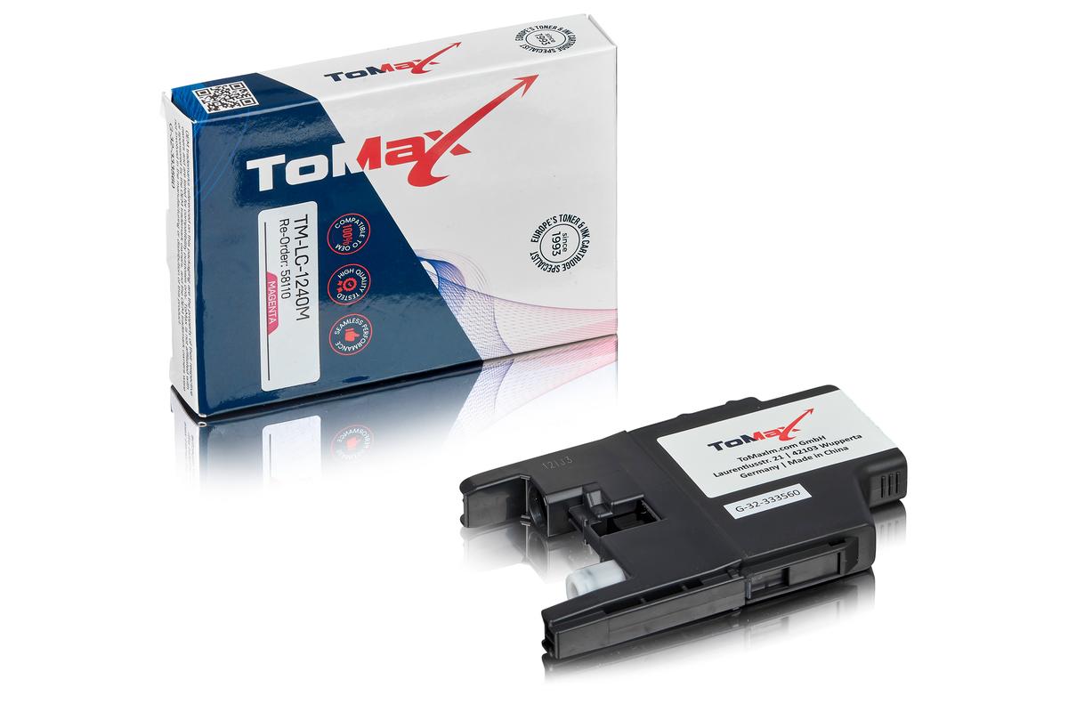 ToMax Premium kompatibel zu  Brother LC-1240M Tintenpatrone Magenta