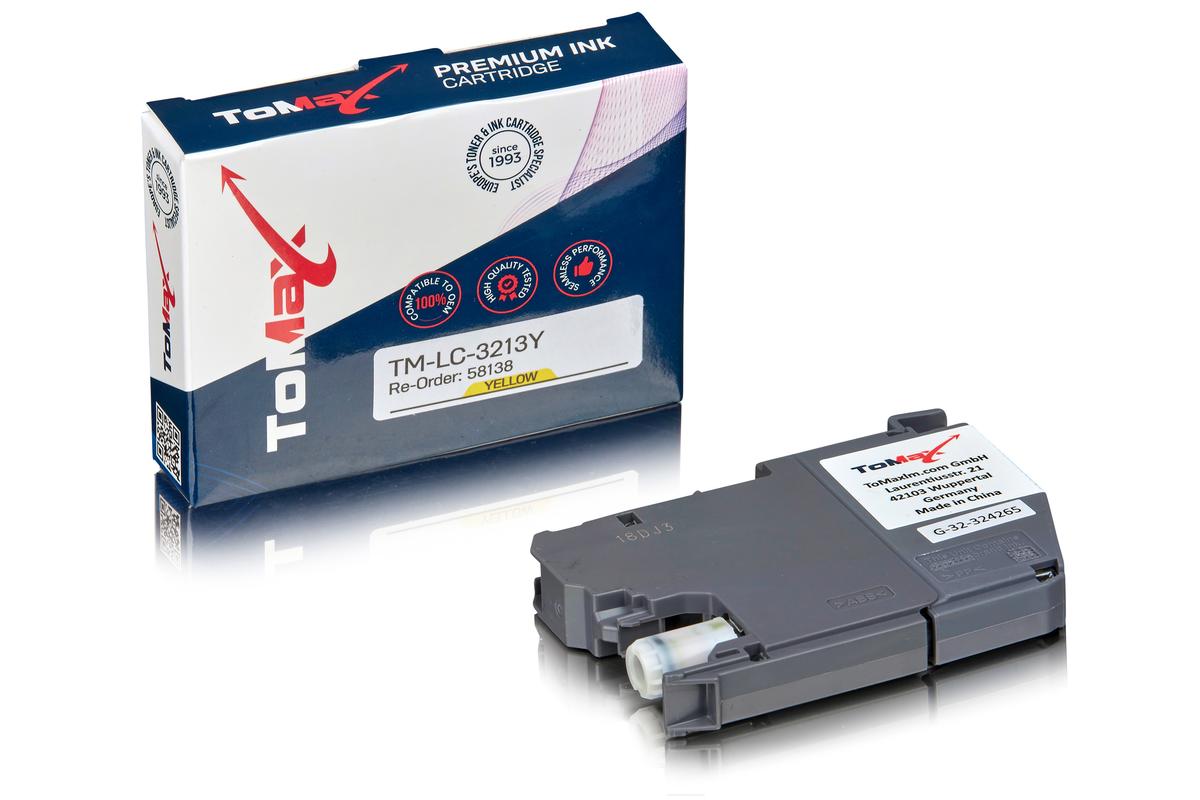 ToMax Premium kompatibel zu  Brother LC-3213Y Tintenpatrone Gelb