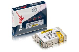 ToMax Premium kompatibel zu  Epson C13T13044010 / T1304 Tintenpatrone Gelb
