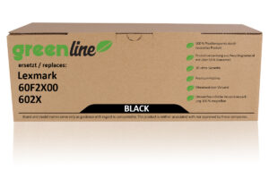 greenline kompatibel zu  Lexmark 60F2X00 / 602X Tonerkartusche