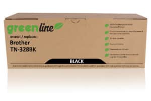 greenline kompatibel zu  Brother TN-328 BK Tonerkartusche