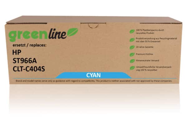 greenline kompatibel zu  HP ST 966 A / CLT-C404S Tonerkartusche