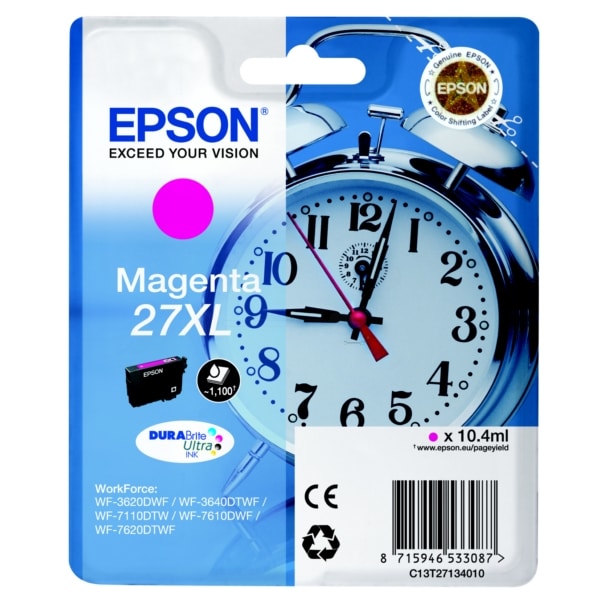 Original Epson C13T27134010 / 27XL Tintenpatrone magenta