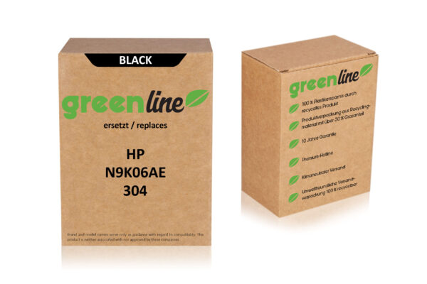 greenline kompatibel zu  HP N9K06AE / 304 XL Druckkopfpatrone
