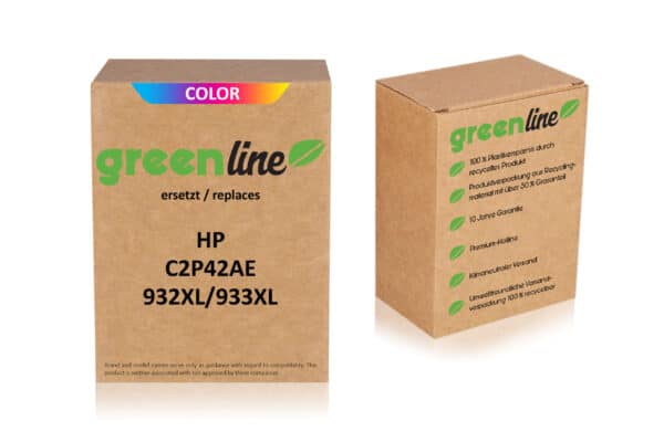 greenline kompatibel zu  HP C2P42AE / 932XL/933XL Tintenpatrone