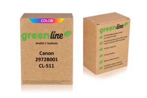 greenline kompatibel zu  Canon 2972 B 001 / CL-511 XL Druckkopfpatrone
