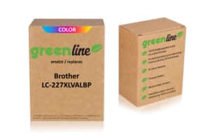 greenline kompatibel zu  Brother LC-227 XL VAL BP Tintenpatrone