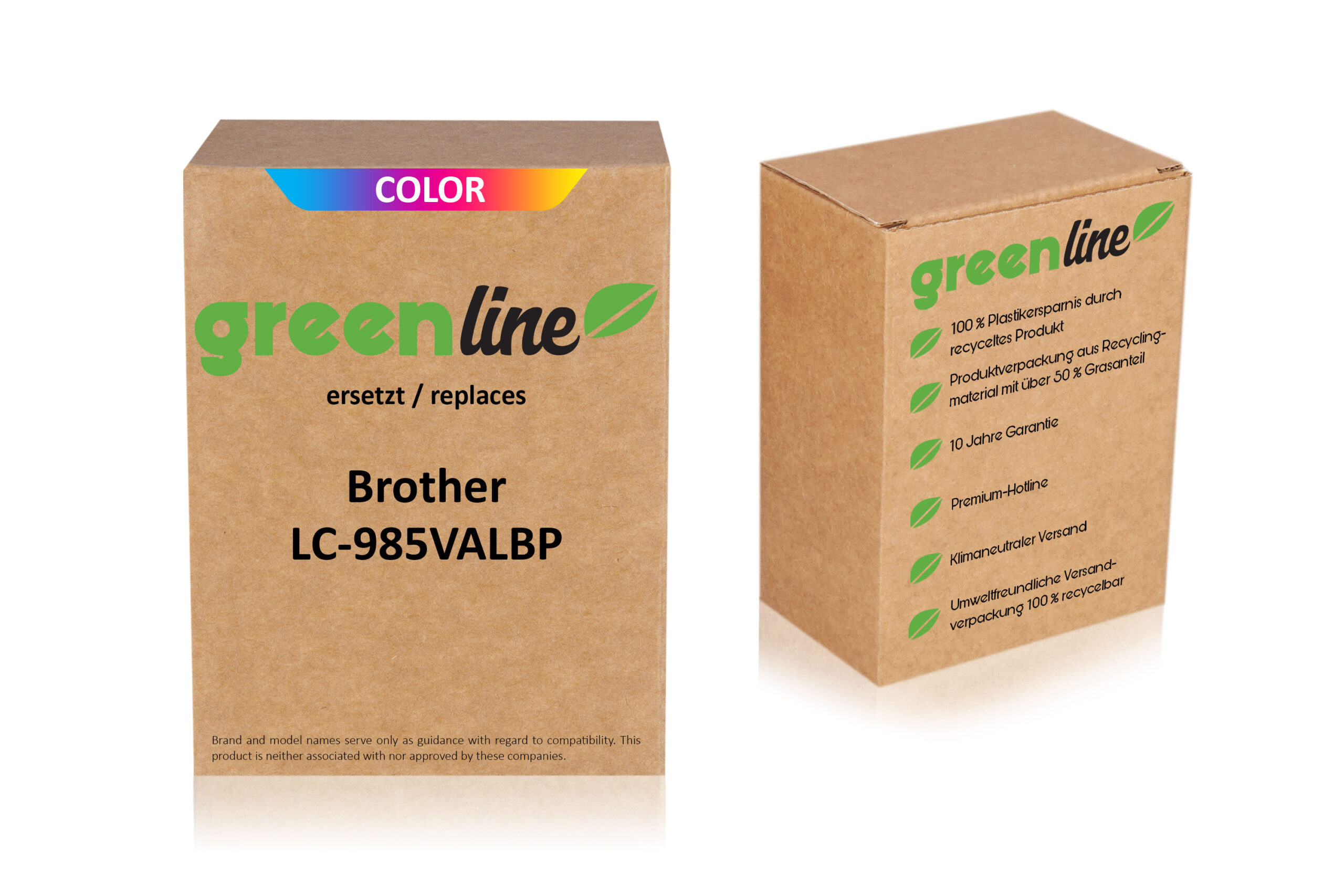 greenline kompatibel zu  Brother LC-985 VAL BP Tintenpatrone
