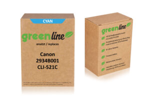greenline kompatibel zu  Canon 2934 B 001 / CLI-521 C Tintenpatrone
