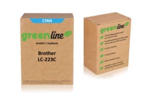 greenline kompatibel zu  Brother LC-223 C XL Tintenpatrone