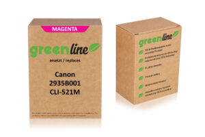 greenline kompatibel zu  Canon 2935 B 001 / CLI-521 M Tintenpatrone