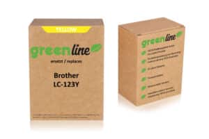greenline kompatibel zu  Brother LC-123 Y XL Tintenpatrone
