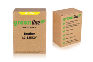 greenline kompatibel zu  Brother LC-125 XL Y Tintenpatrone