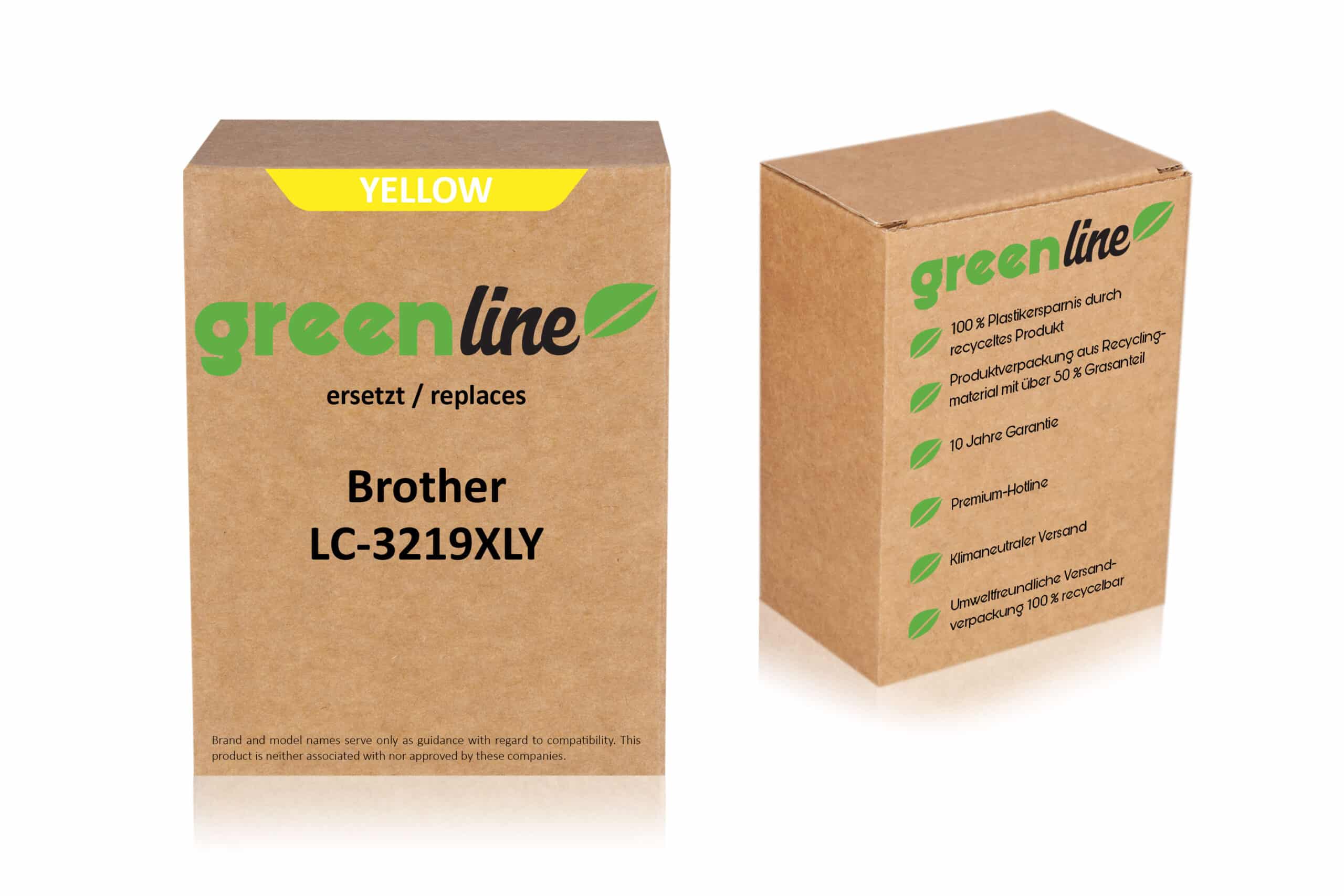 greenline kompatibel zu  Brother LC-3219 XL Y Tintenpatrone