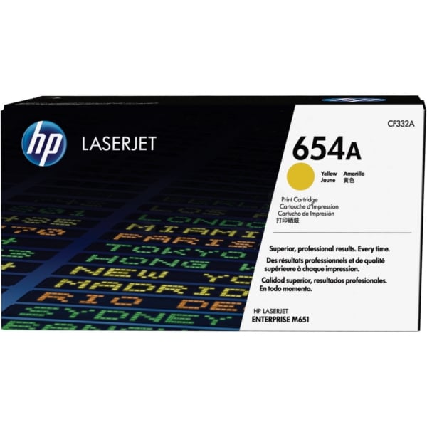 Original HP CF332A / 654A Toner gelb