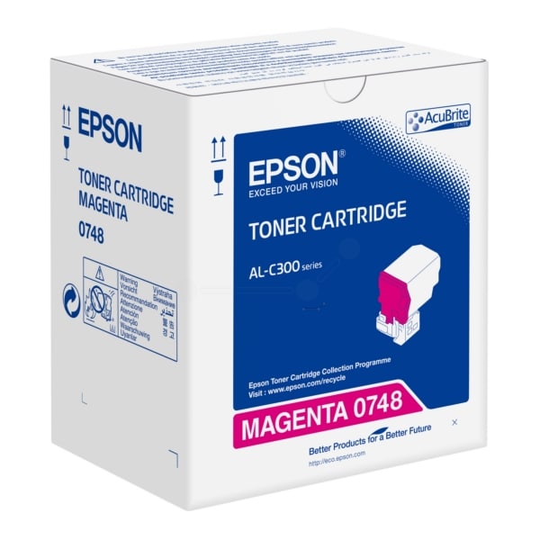 Original Epson C13S050748 / 0748 Toner magenta