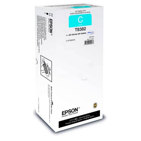 Original Epson C13T838240 / T8382 Tintenpatrone cyan