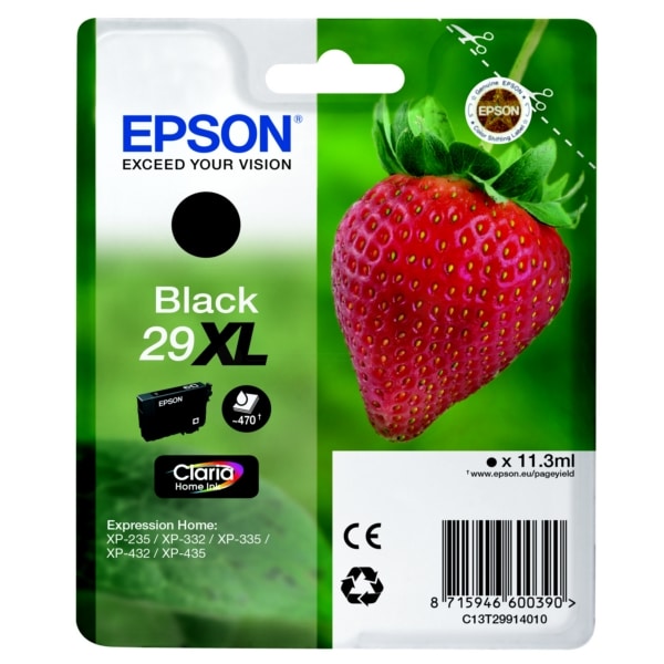 Original Epson C13T29914022 / 29XL Tintenpatrone schwarz