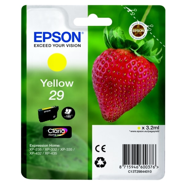 Original Epson C13T29844022 / 29 Tintenpatrone gelb