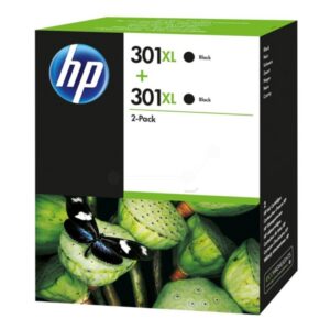Original HP D8J45AE / 301XL Druckkopfpatrone schwarz