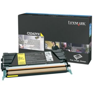 Original Lexmark C5342YX Toner gelb