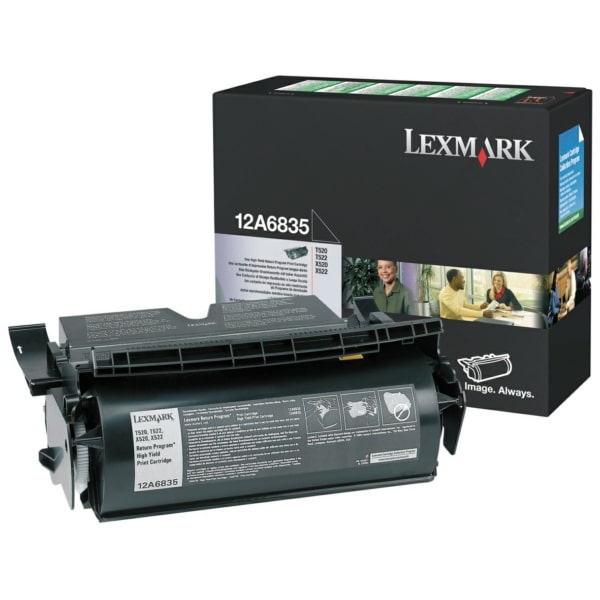 Original Lexmark 12A6835 Toner schwarz