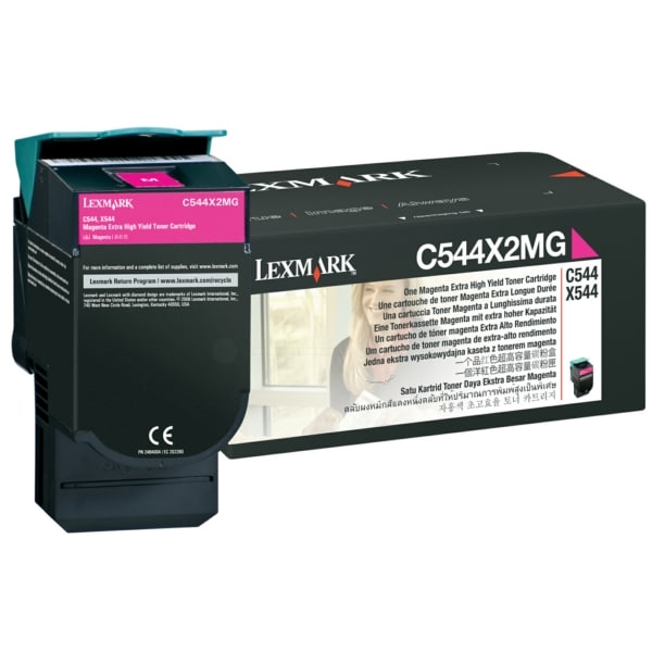 Original Lexmark C544X2MG Toner magenta