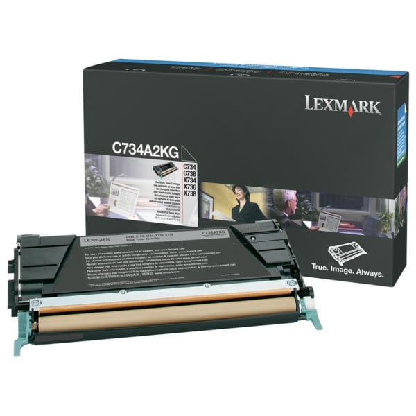 Original Lexmark C734A2KG Toner schwarz