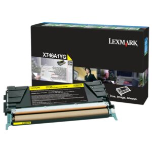 Original Lexmark X746A1YG Toner gelb