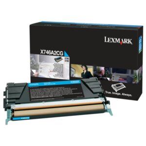 Original Lexmark X746A2CG Toner cyan